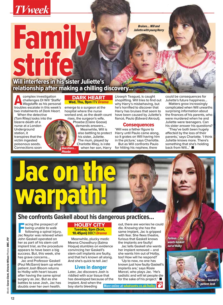 What's on TV Preview Pages