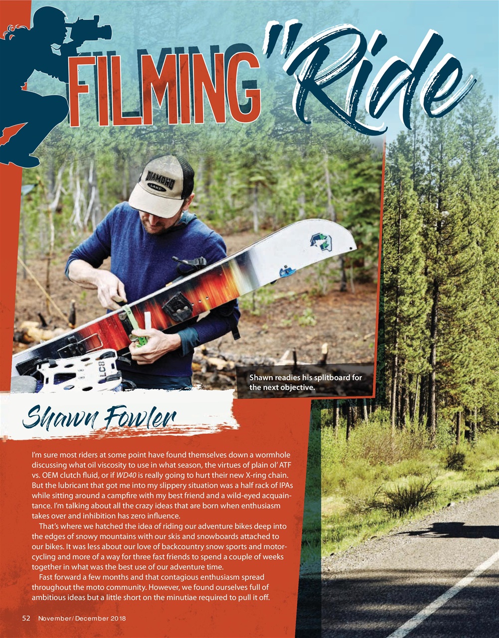 Adventure Motorcycle Preview Pages