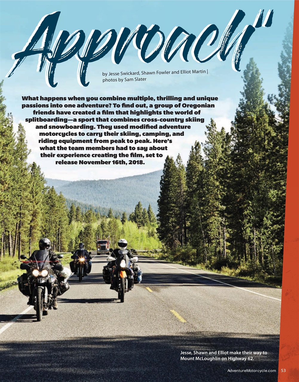 Adventure Motorcycle Preview Pages