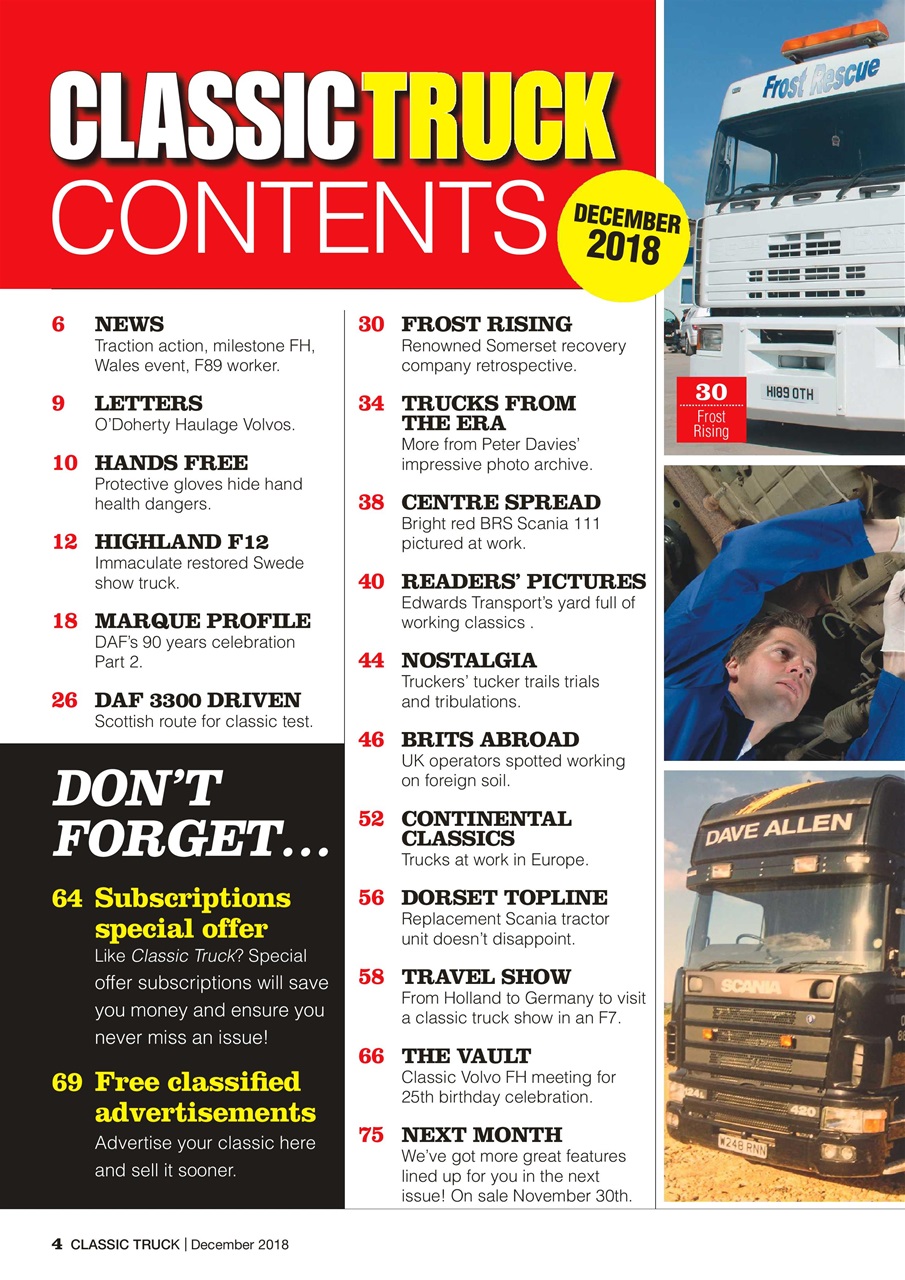 Classic Truck (OLD) Preview Pages