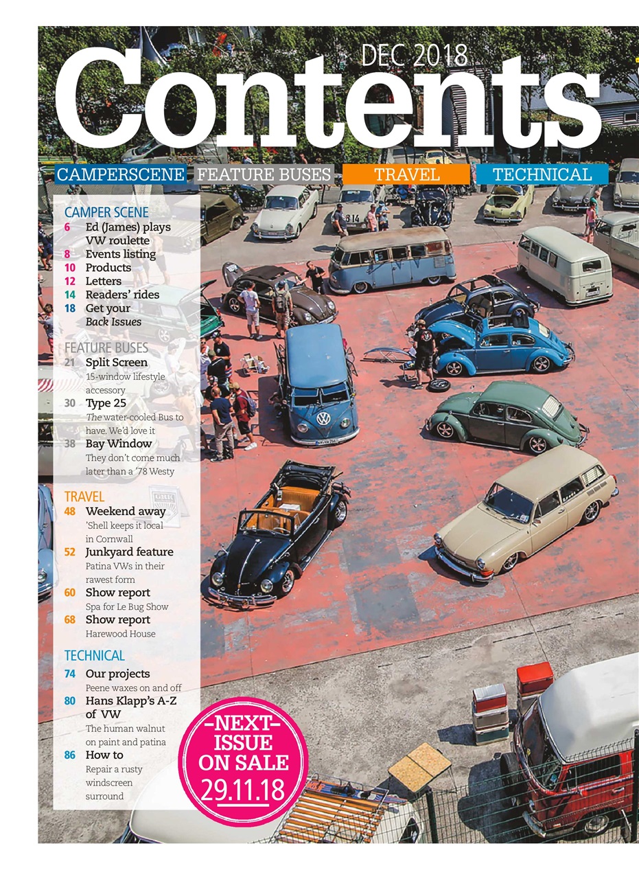 VW Camper Preview Pages