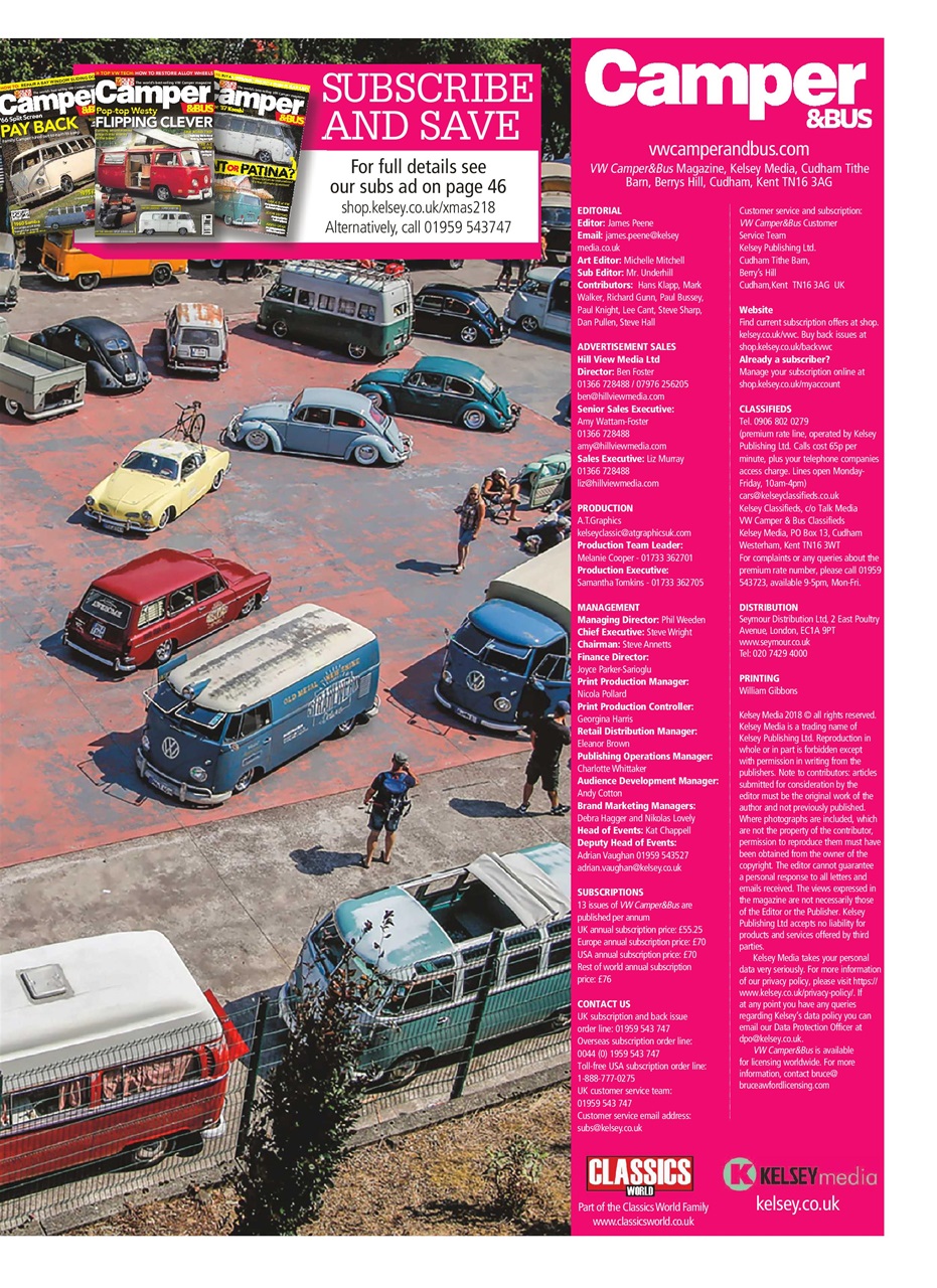 VW Camper Preview Pages