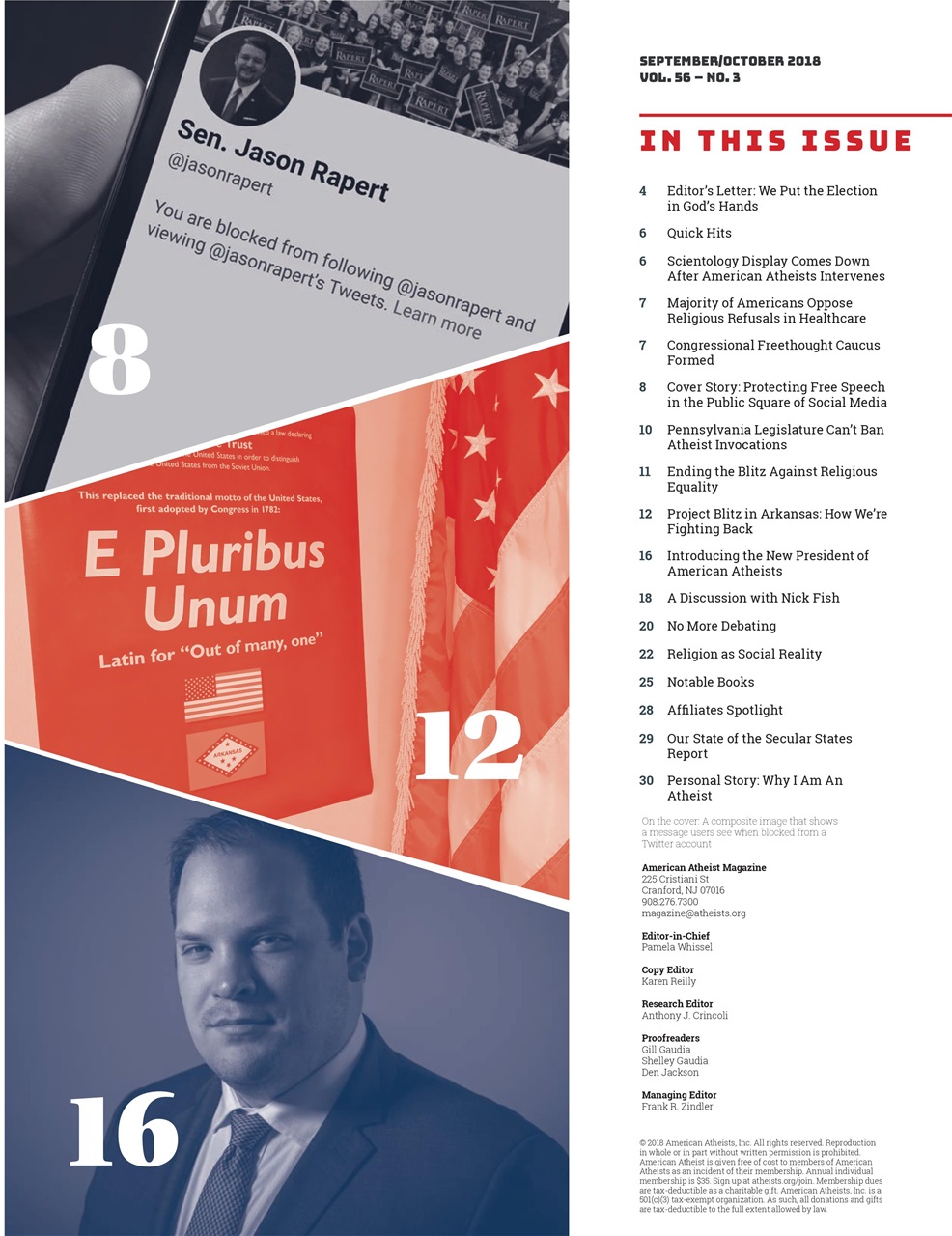 American Atheist Preview Pages