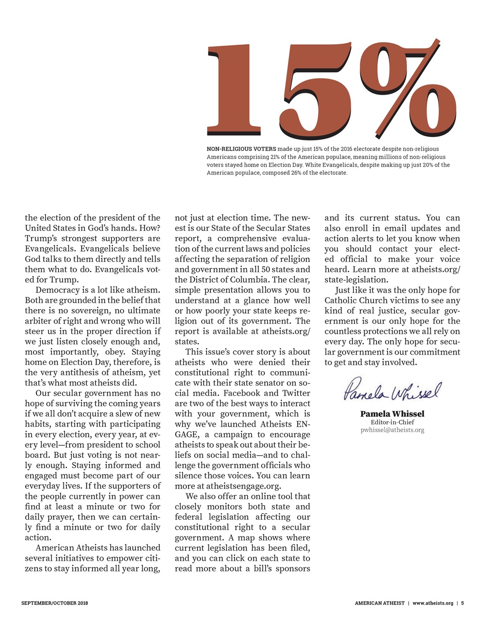 American Atheist Preview Pages