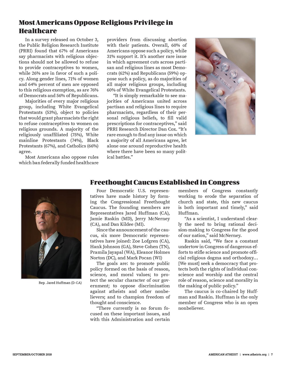 American Atheist Preview Pages