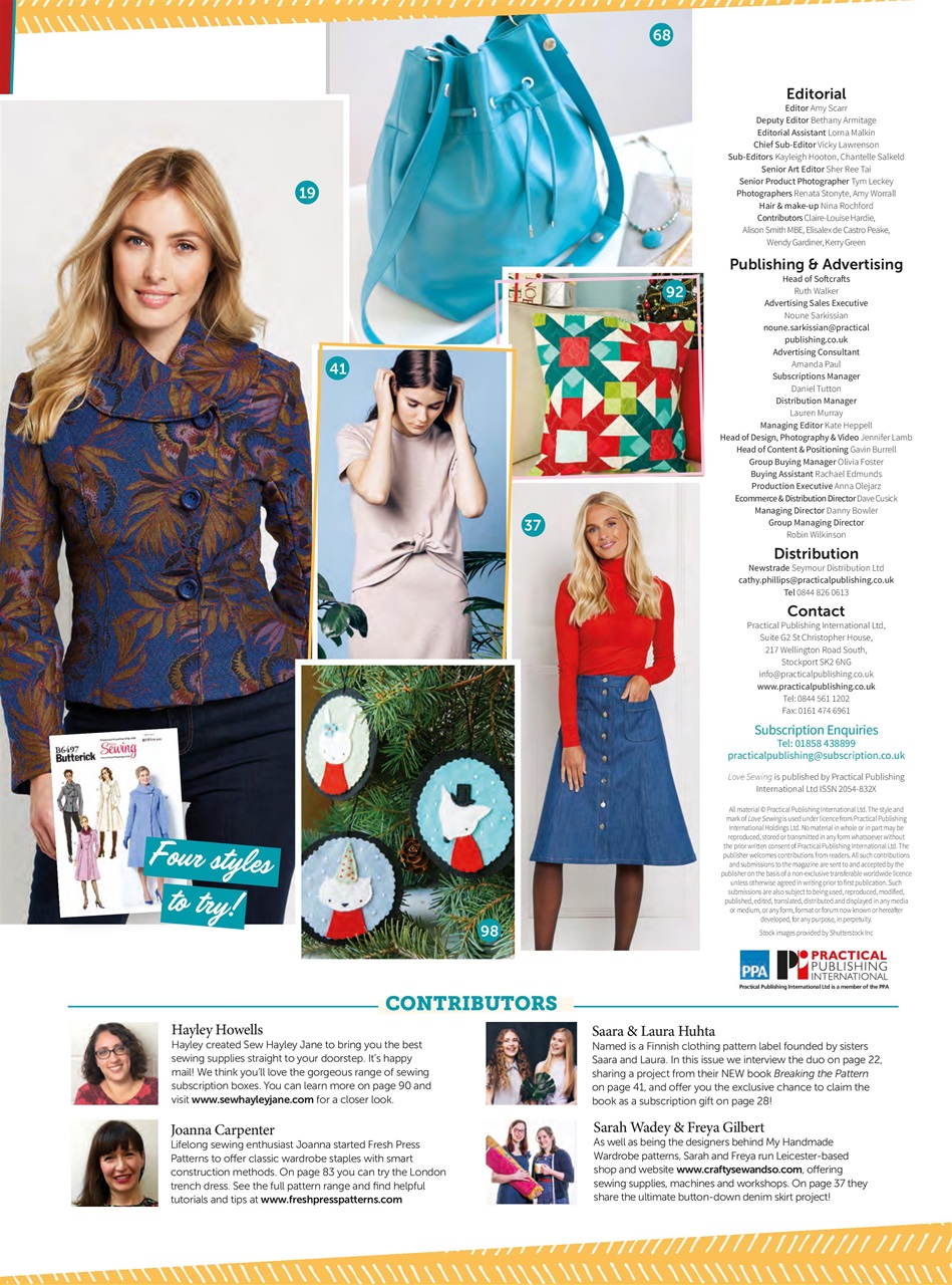 Love Sewing Preview Pages