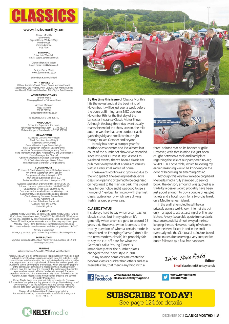 Classics World Preview Pages