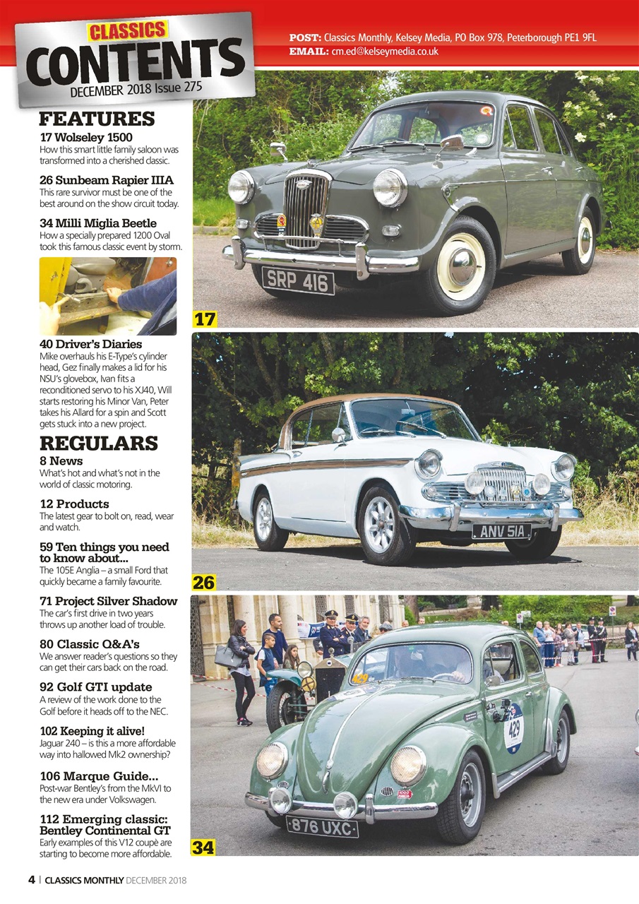 Classics World Preview Pages