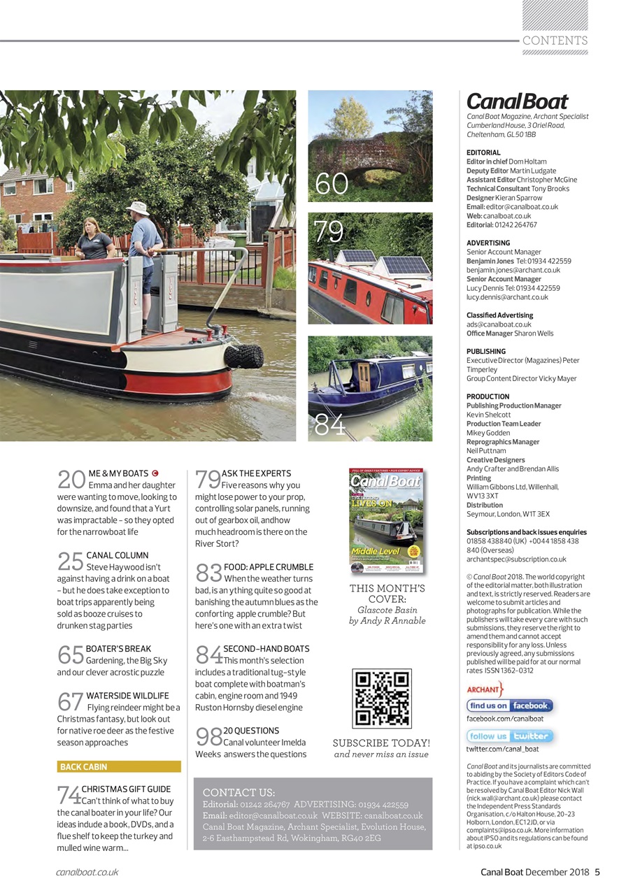 Canal Boat Preview Pages