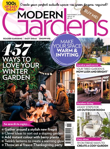 Modern Gardens issue November 2018