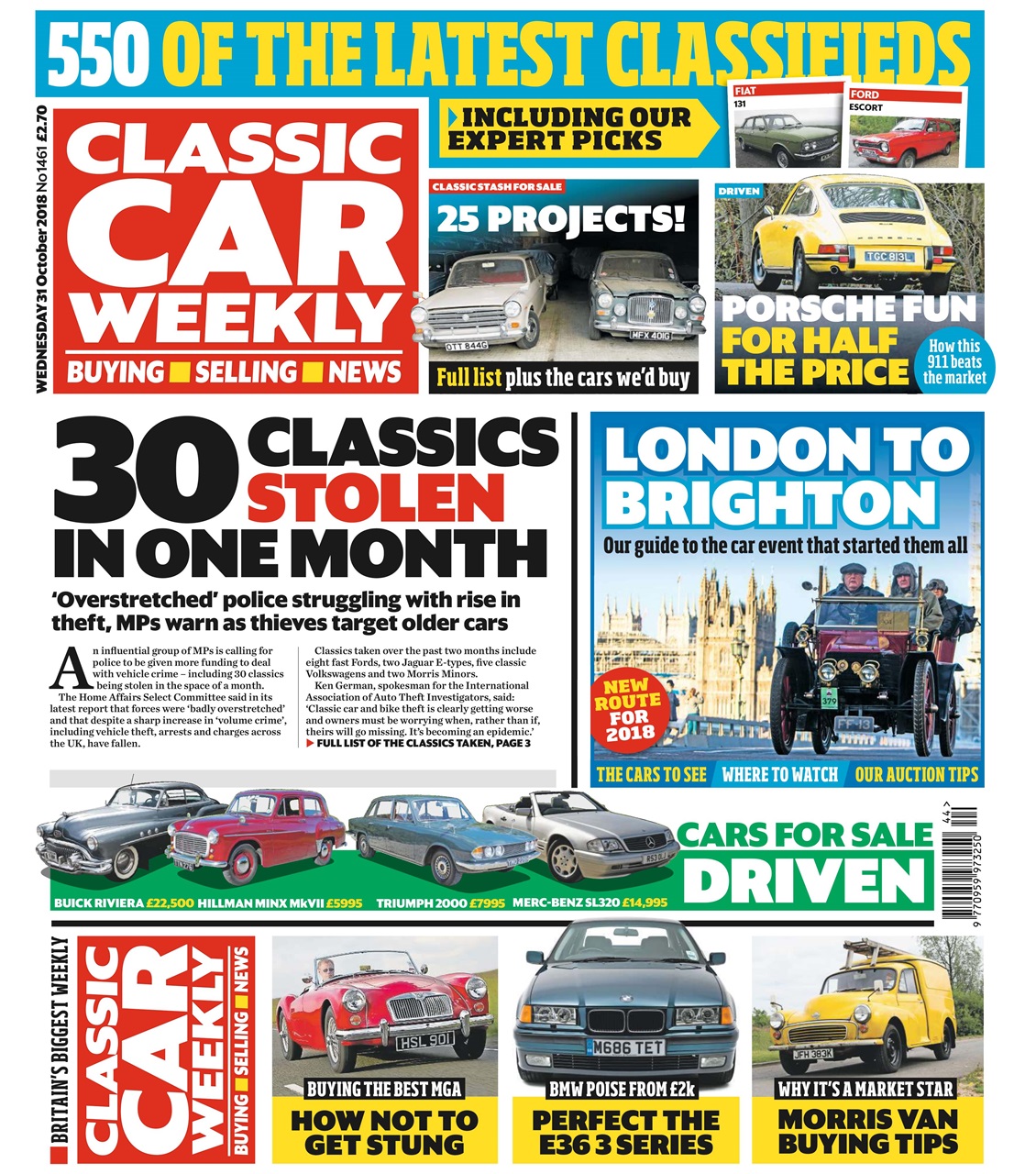 Classic Car Weekly Preview Pages