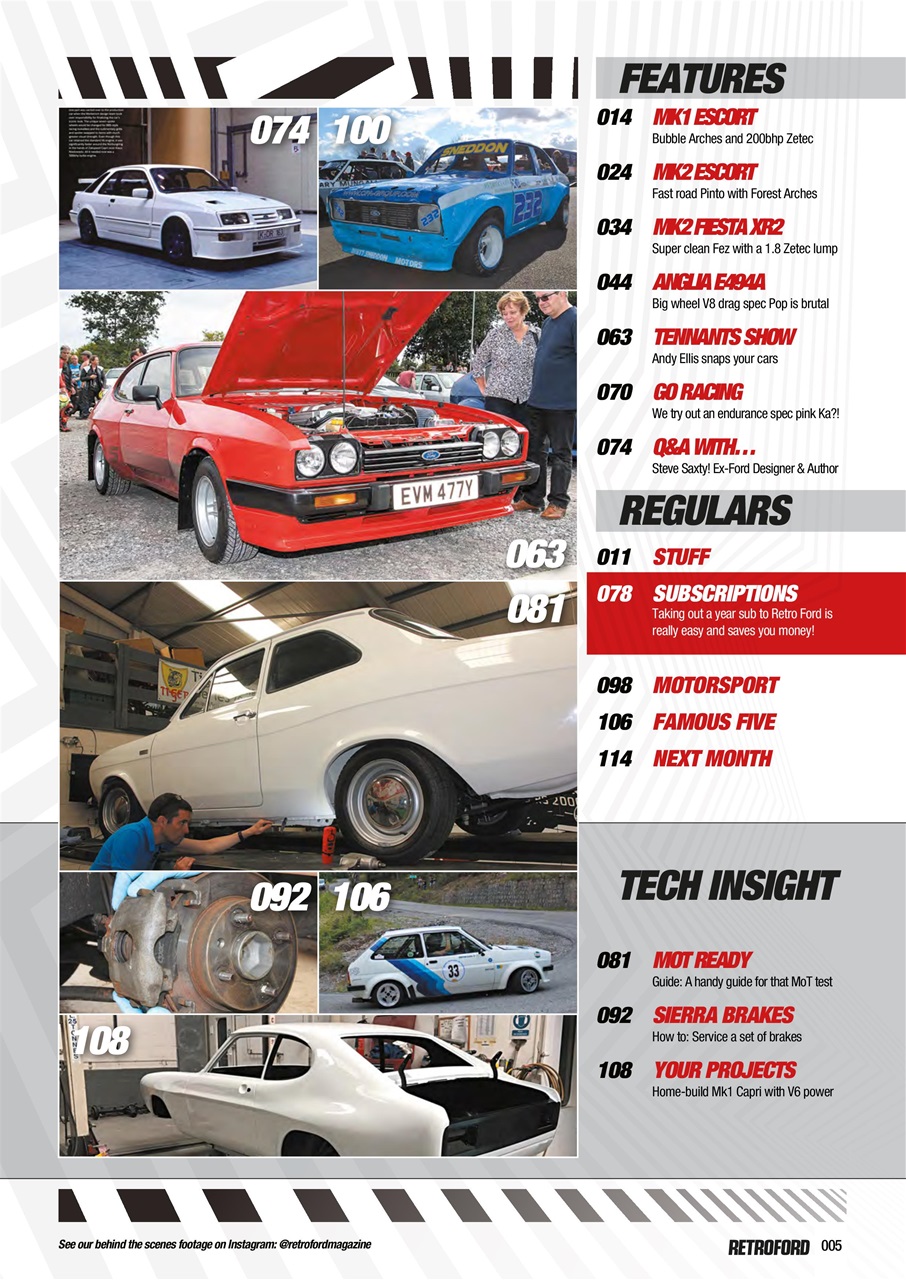 Retro Ford Preview Pages