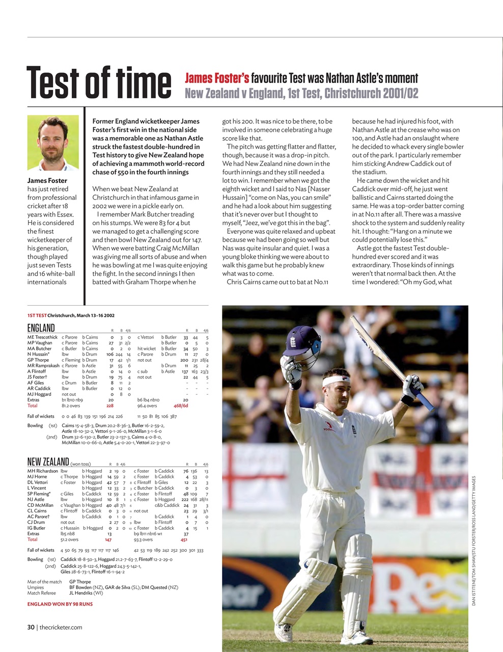 The Cricketer Magazine Preview Pages