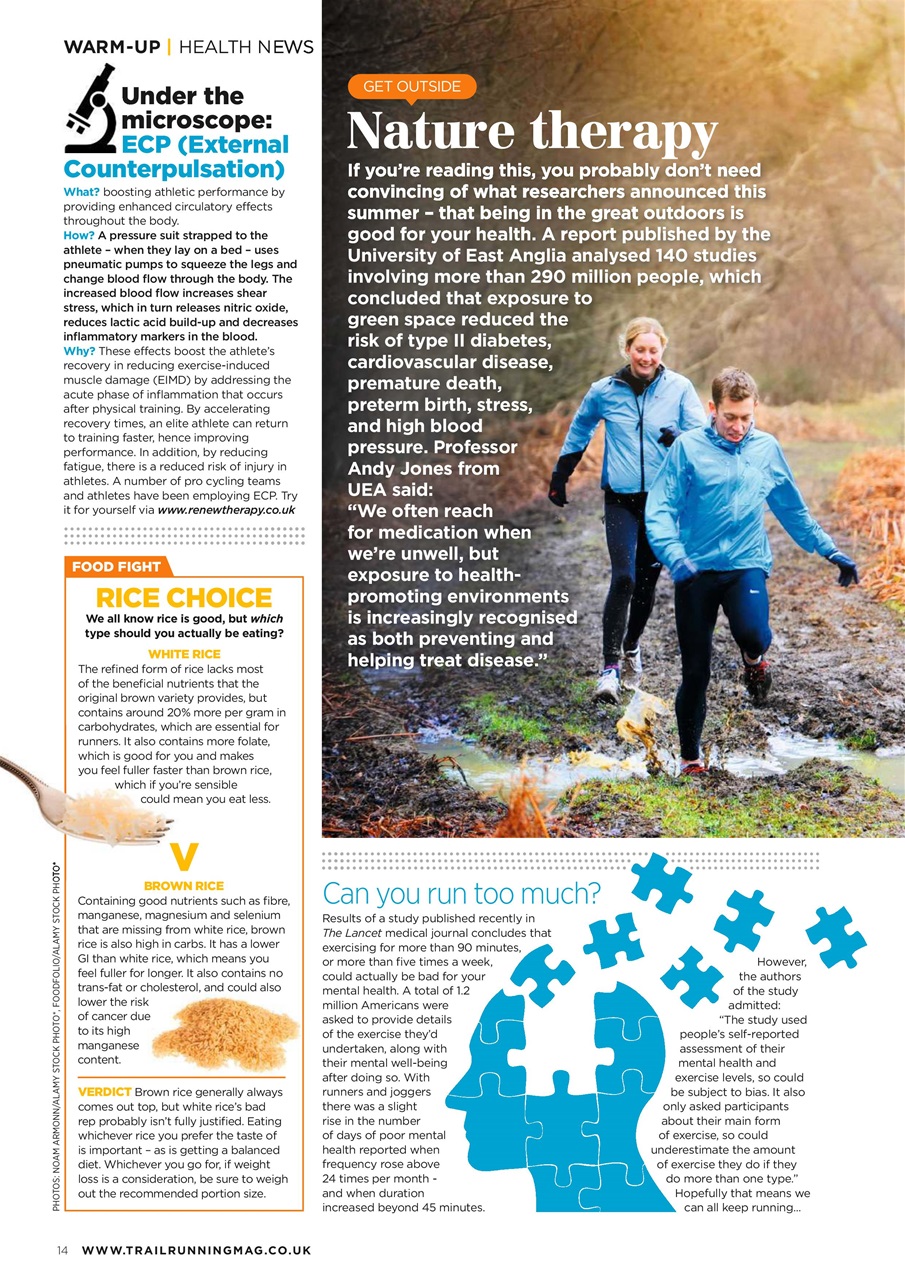 Trail Running Preview Pages