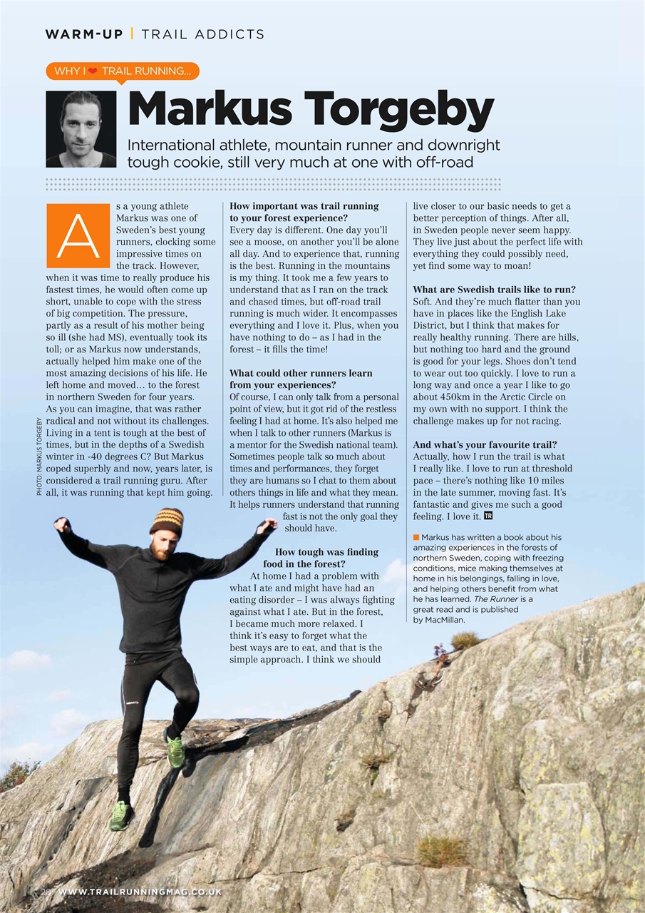 Trail Running Preview Pages