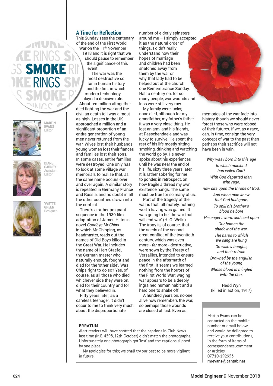 Model Engineer Preview Pages