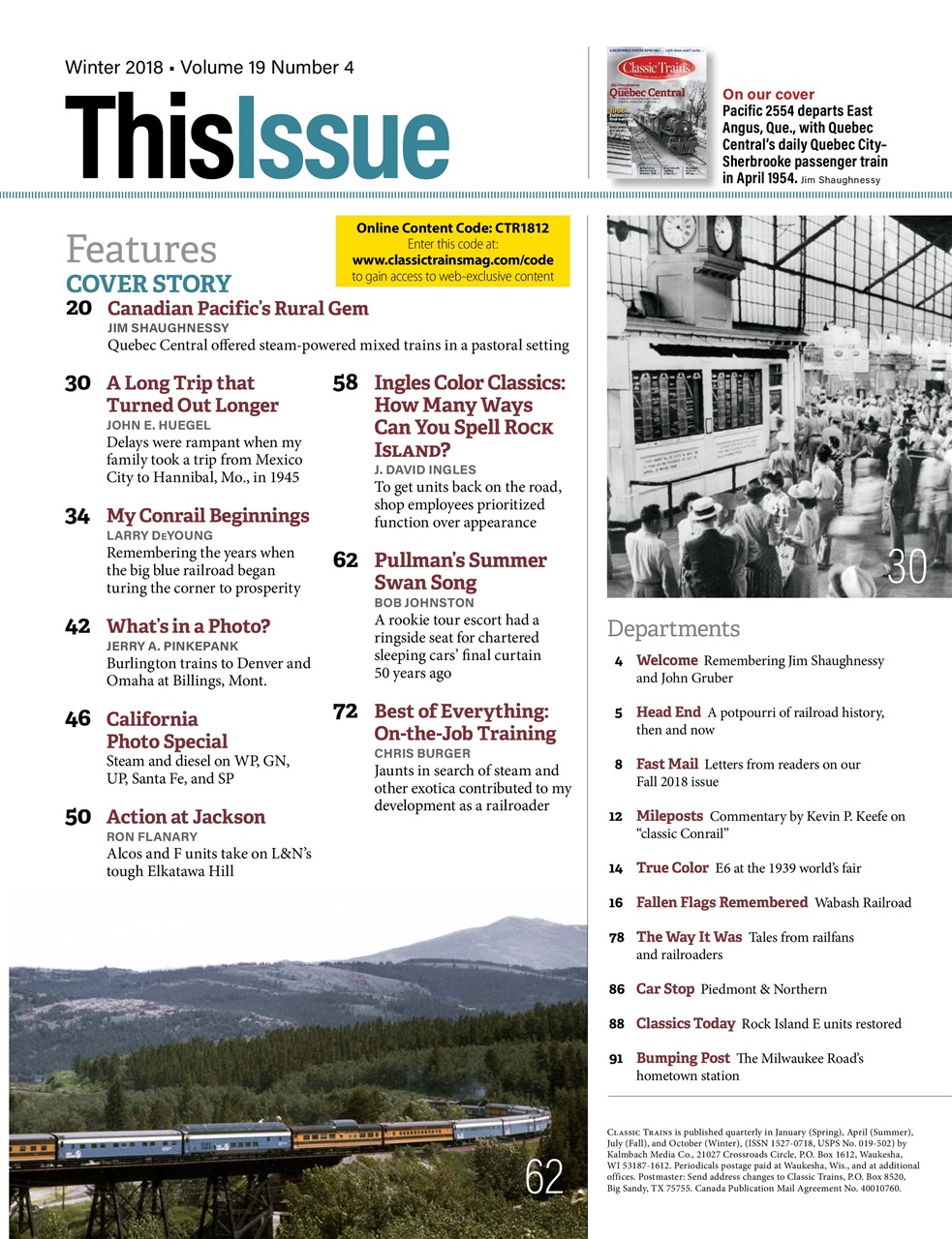 Classic Trains Preview Pages