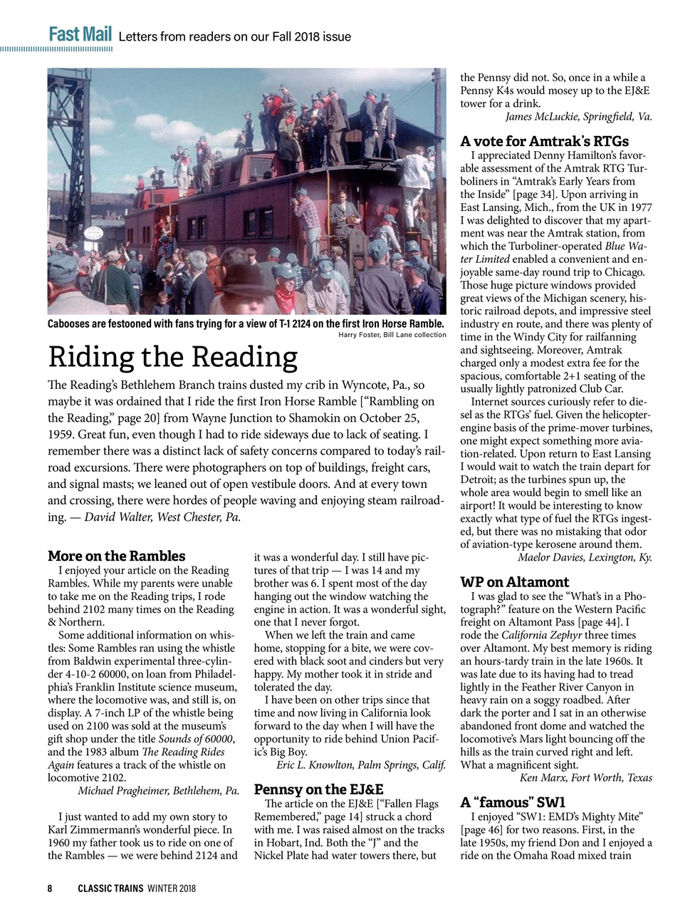 Classic Trains Preview Pages