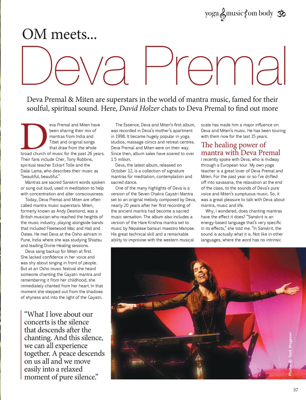 OM Yoga Magazine Preview Pages
