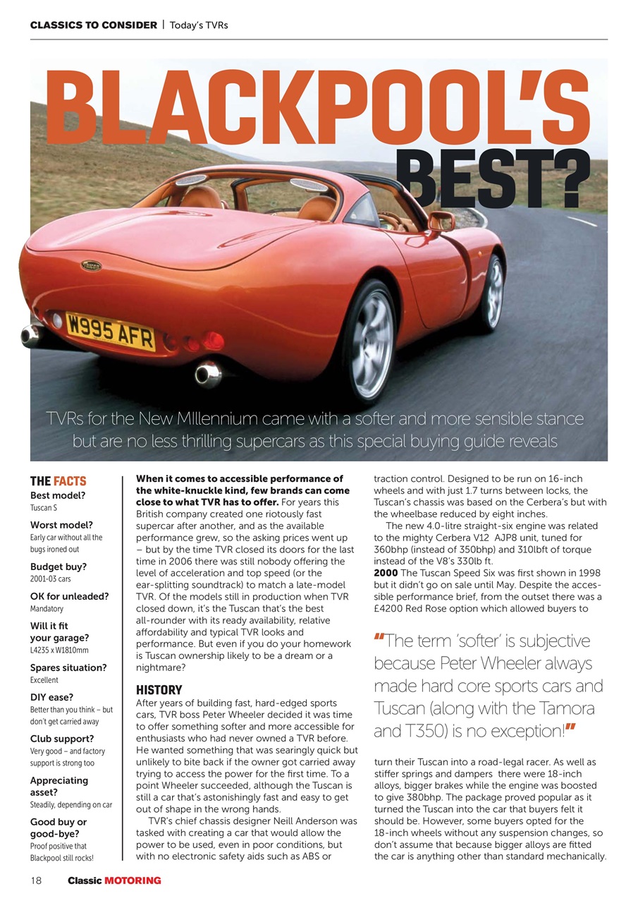 Classic Motoring Preview Pages