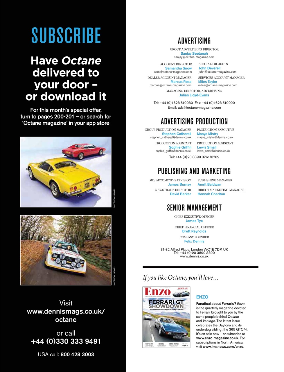 Octane Preview Pages
