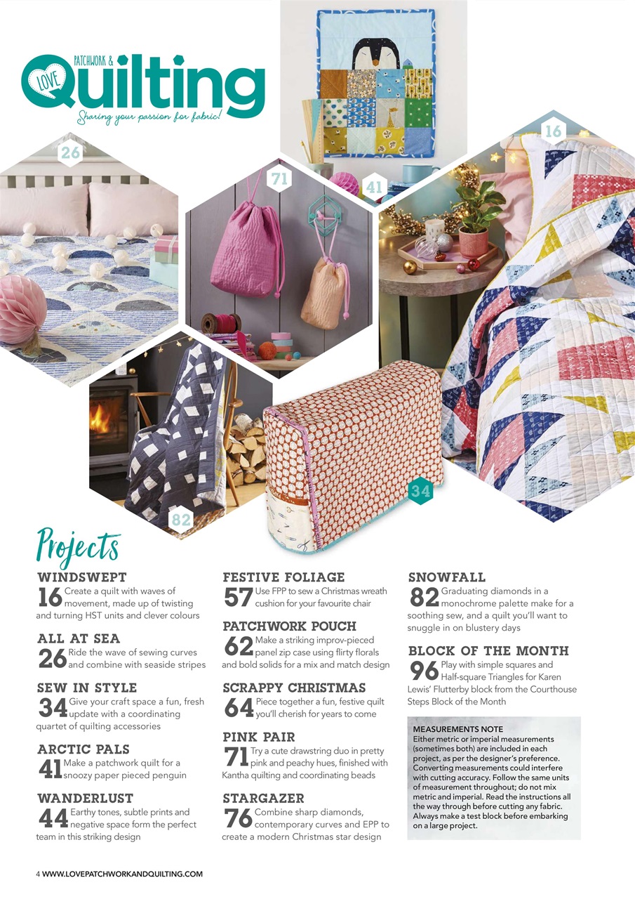 Love Patchwork & Quilting Preview Pages