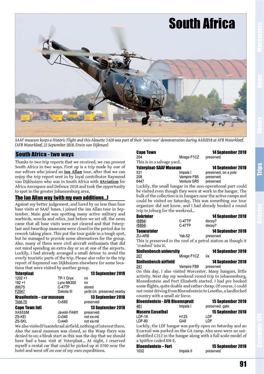 Scramble Magazine Preview Pages