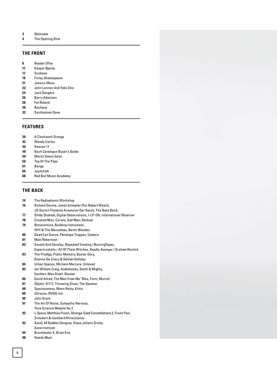 Electronic Sound Preview Pages