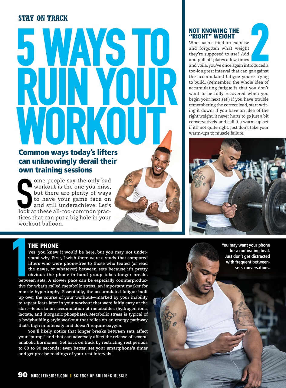 Muscle Insider Magazine Preview Pages