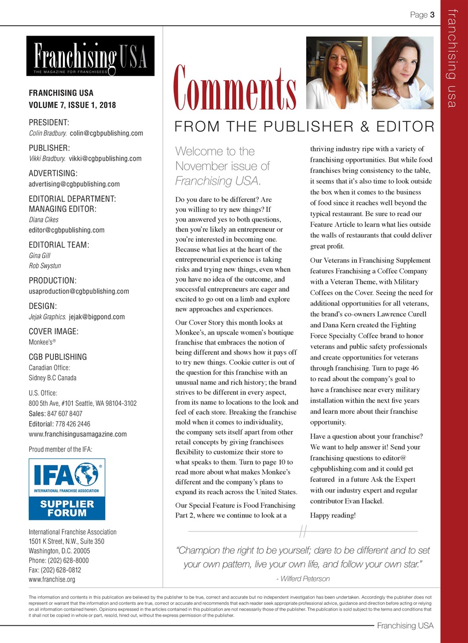 Franchising USA Preview Pages