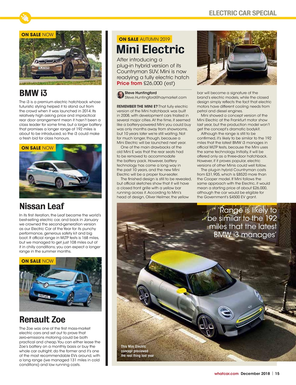 What Car? Preview Pages