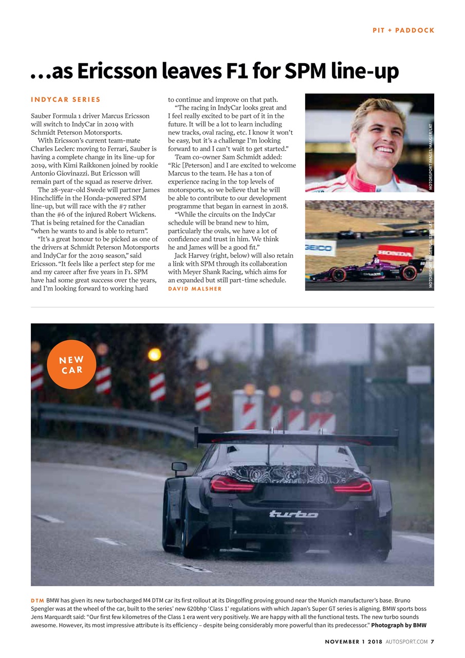 Autosport Preview Pages