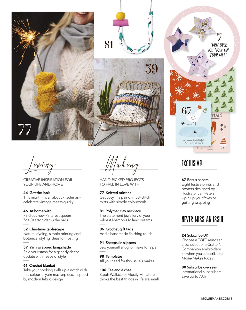 Mollie magazine Preview Pages