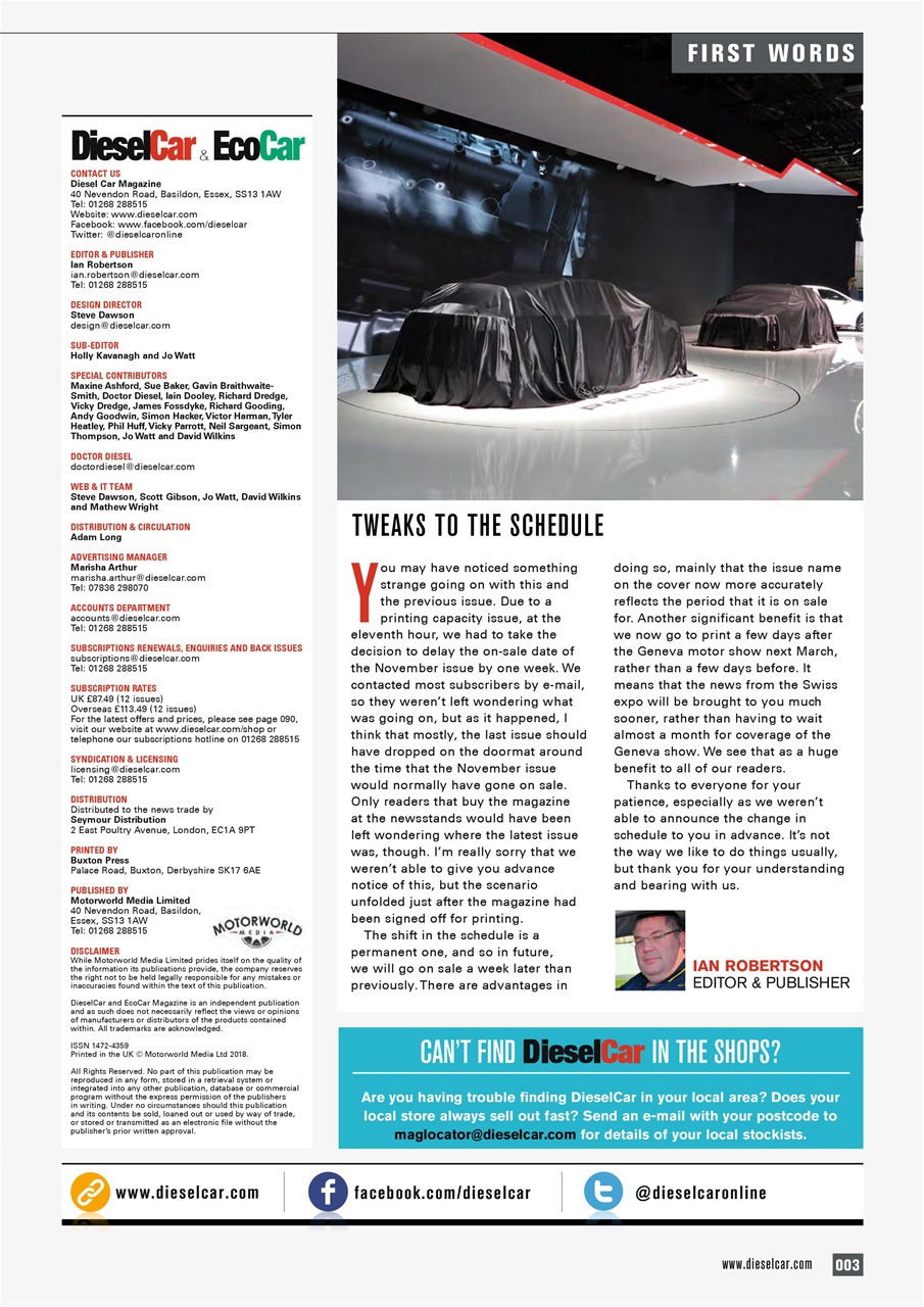 Diesel&EcoCar Magazine Preview Pages