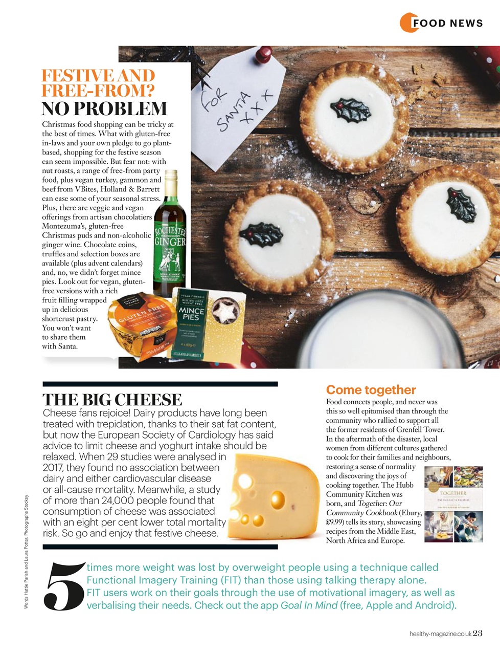 Healthy Magazine Preview Pages