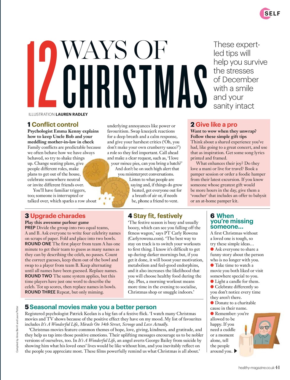 Healthy Magazine Preview Pages