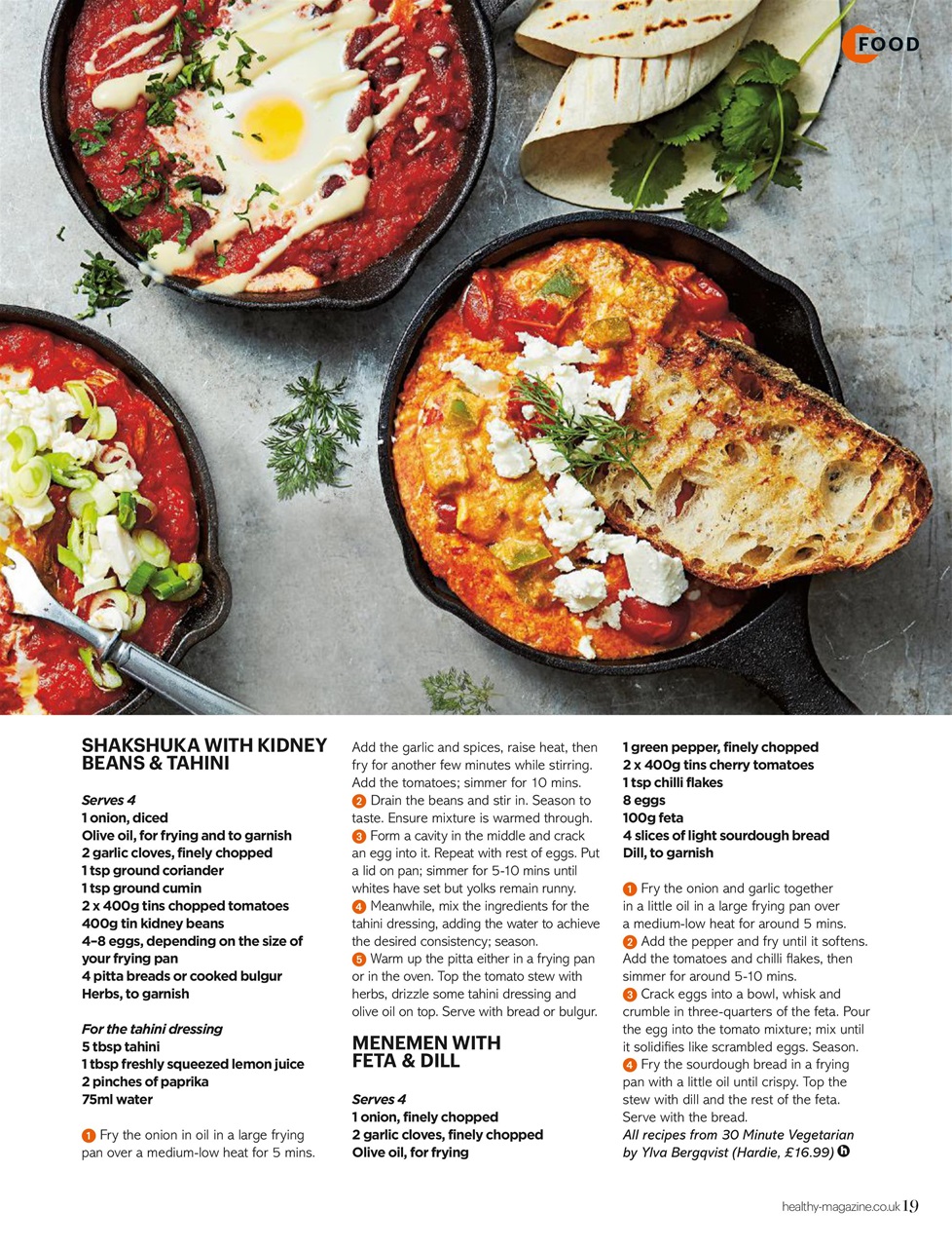 Healthy Magazine Preview Pages