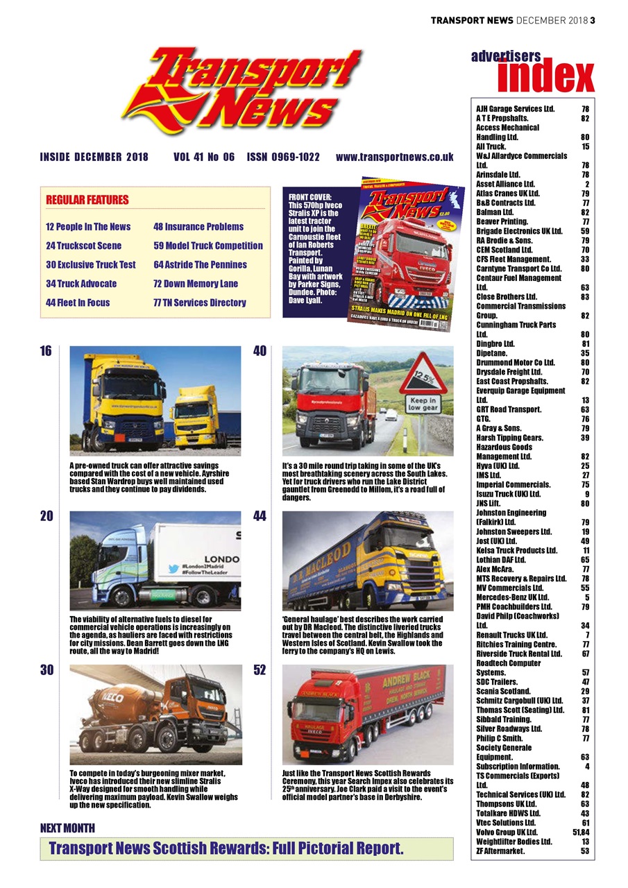 Transport News Preview Pages