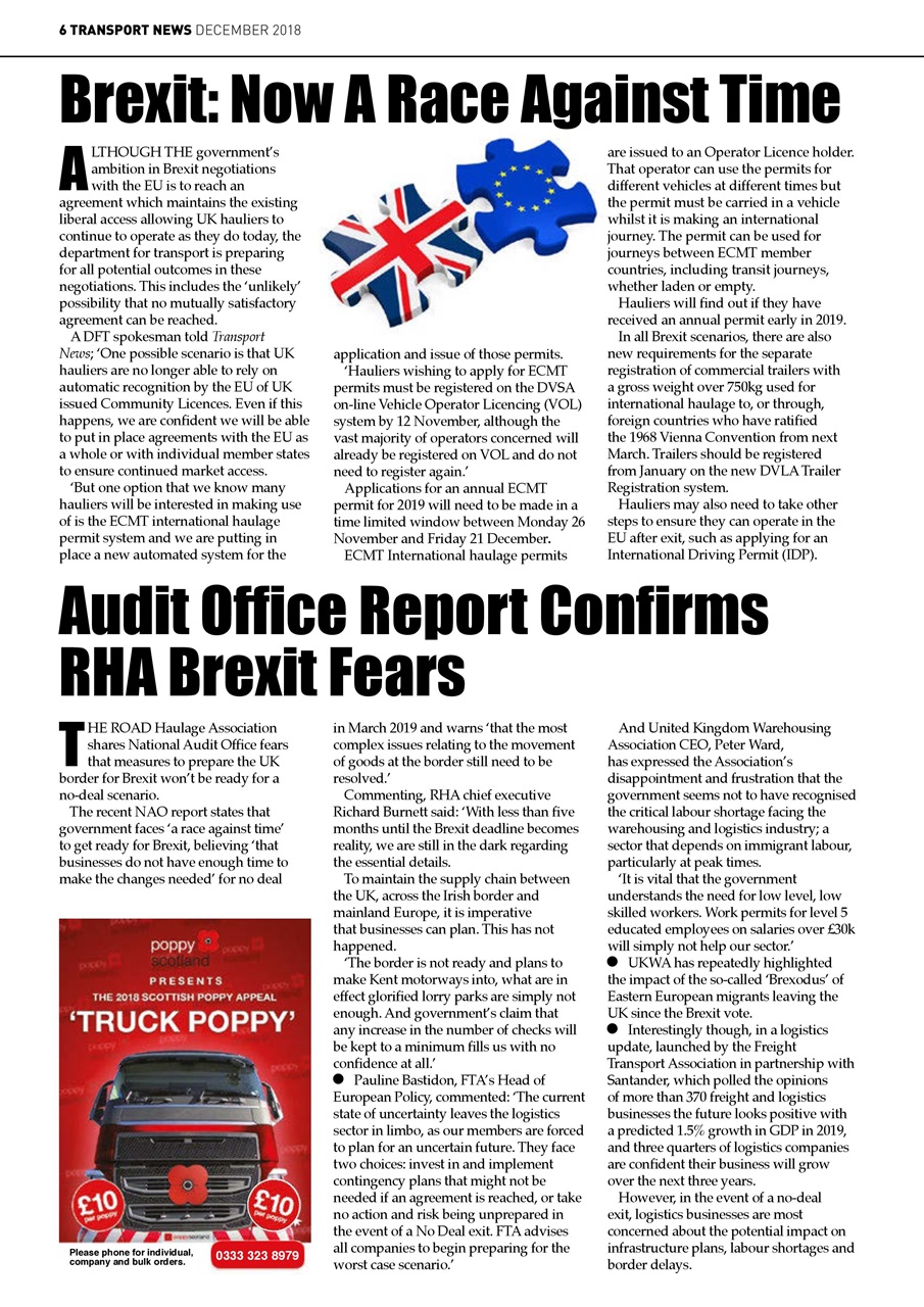 Transport News Preview Pages