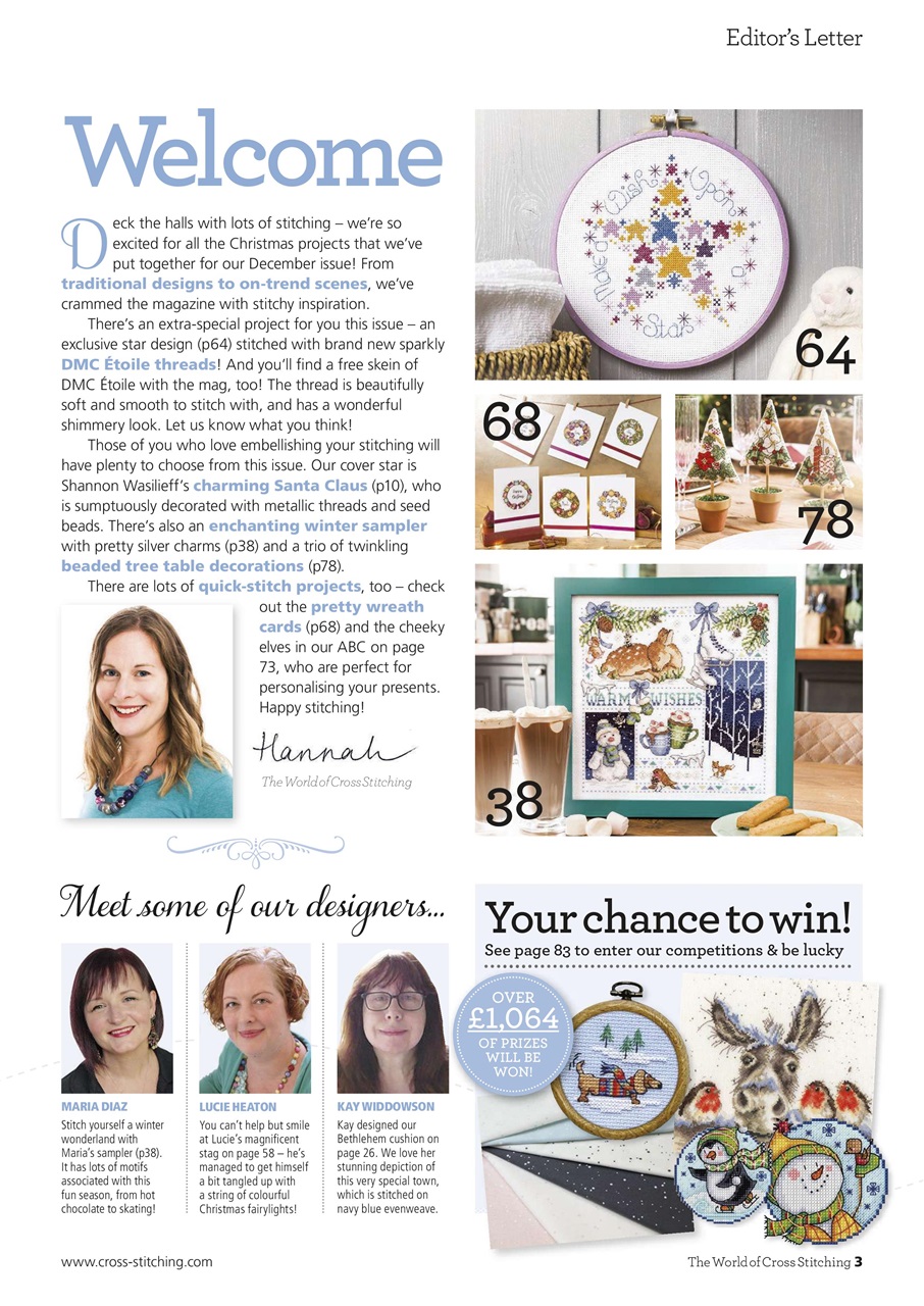 The World of Cross Stitching Preview Pages