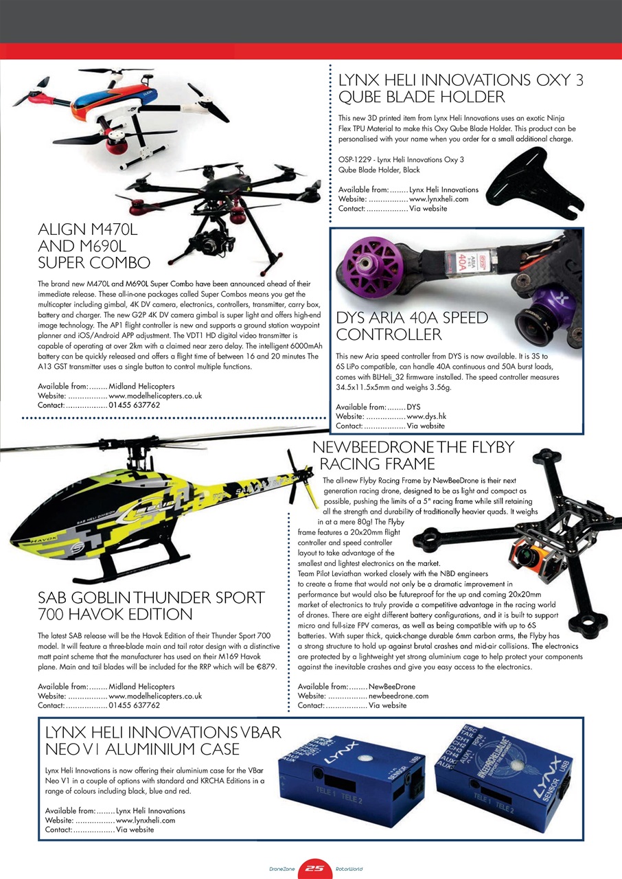 Radio Control DroneZone Preview Pages