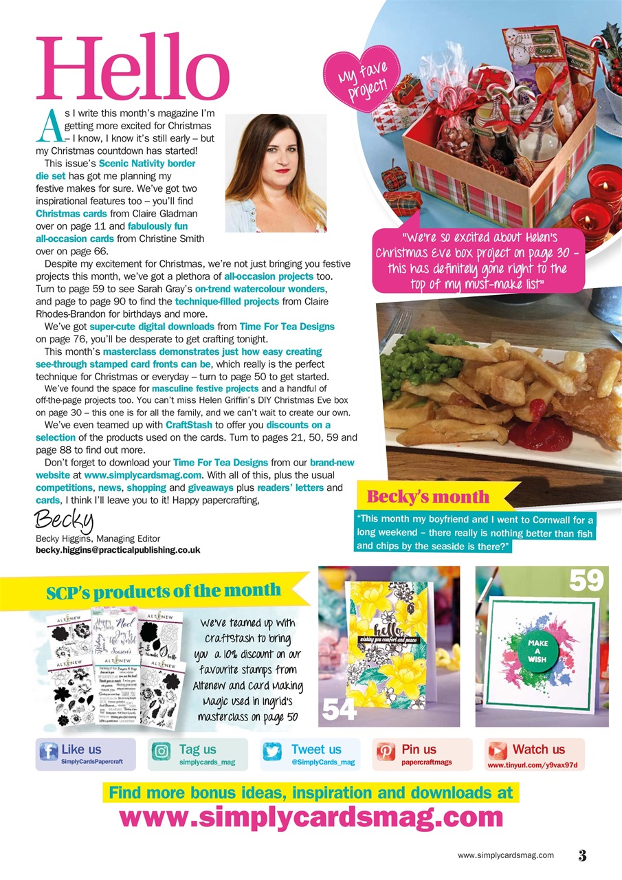 Simply Cards & Papercraft Preview Pages