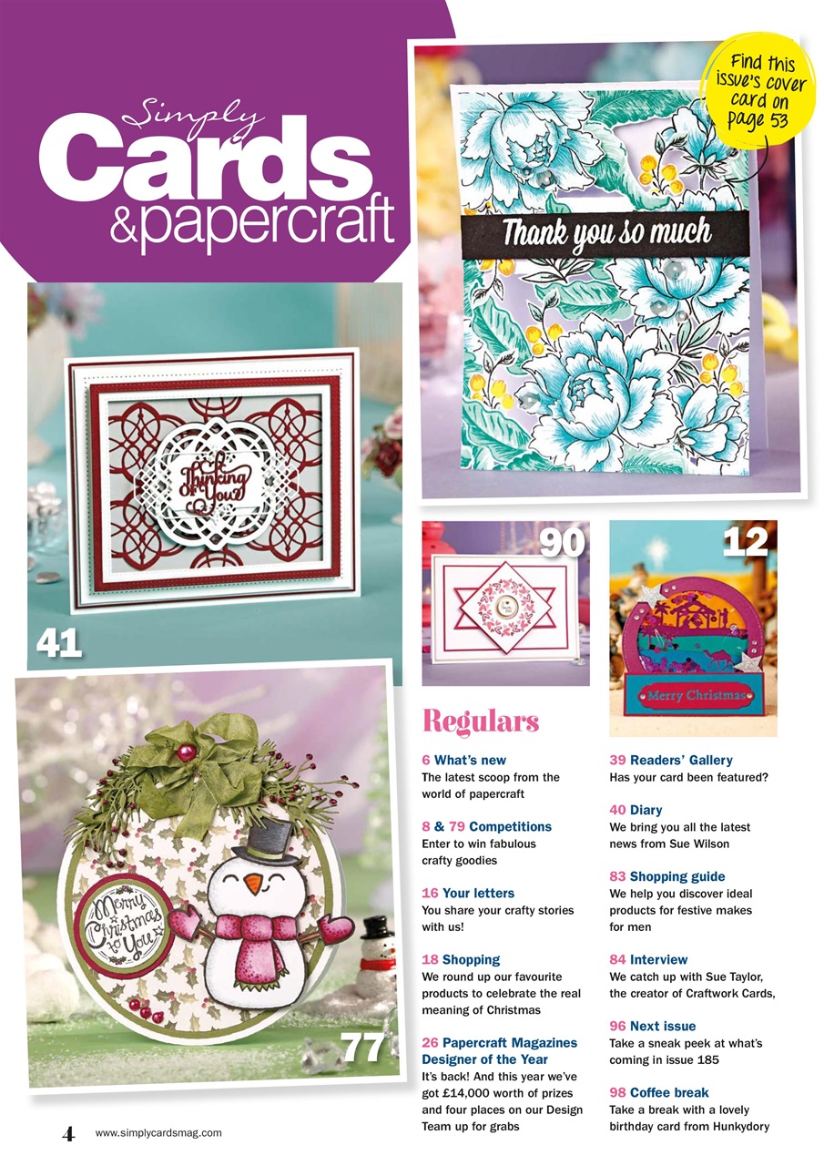 Simply Cards & Papercraft Preview Pages