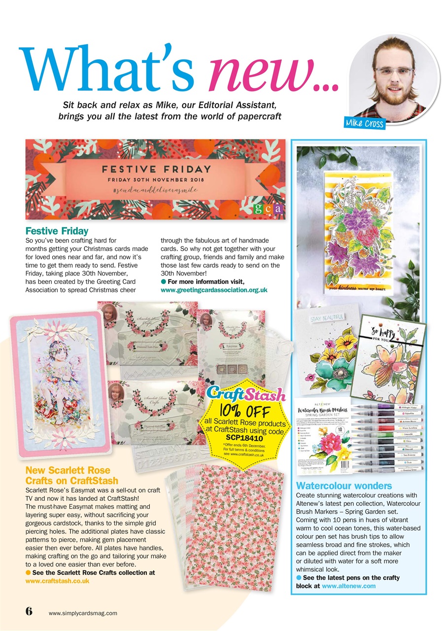 Simply Cards & Papercraft Preview Pages