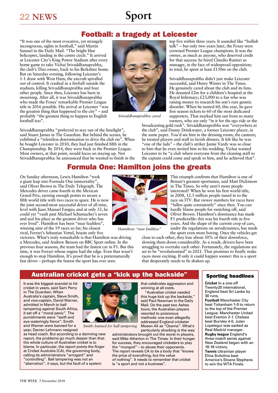 The Week Preview Pages