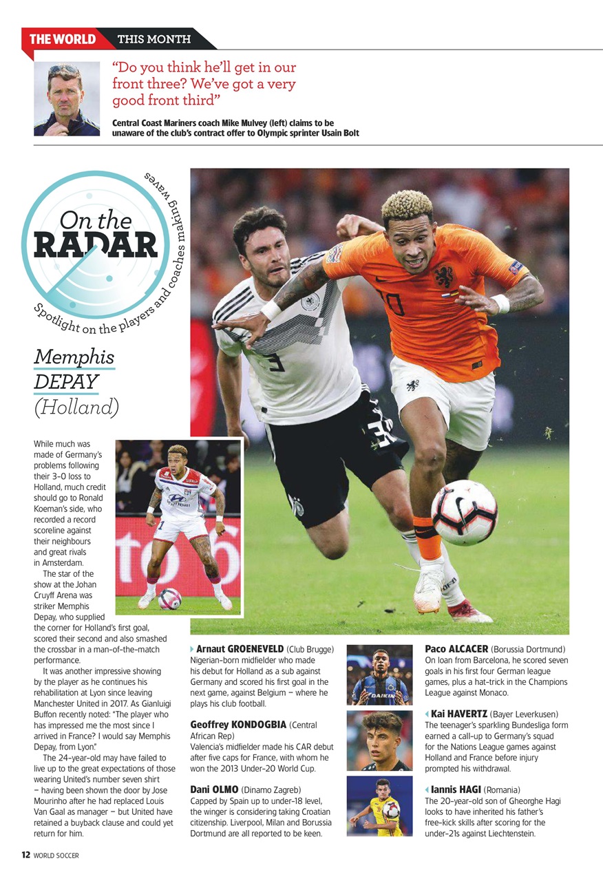 World Soccer Preview Pages