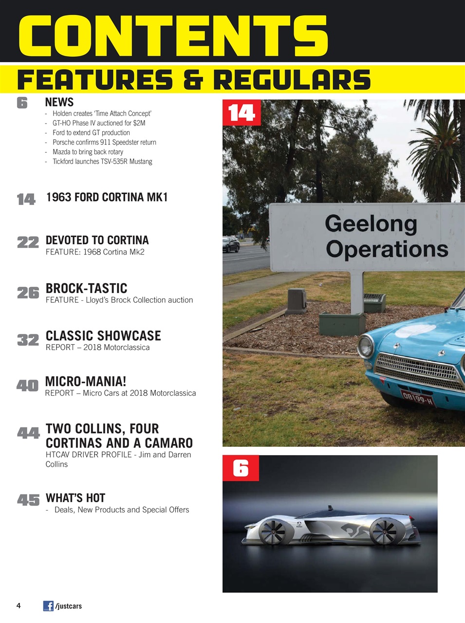 JUST CARS Preview Pages