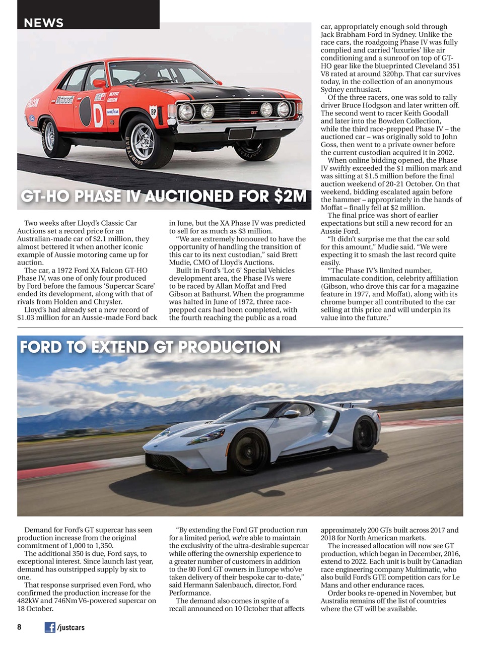 JUST CARS Preview Pages