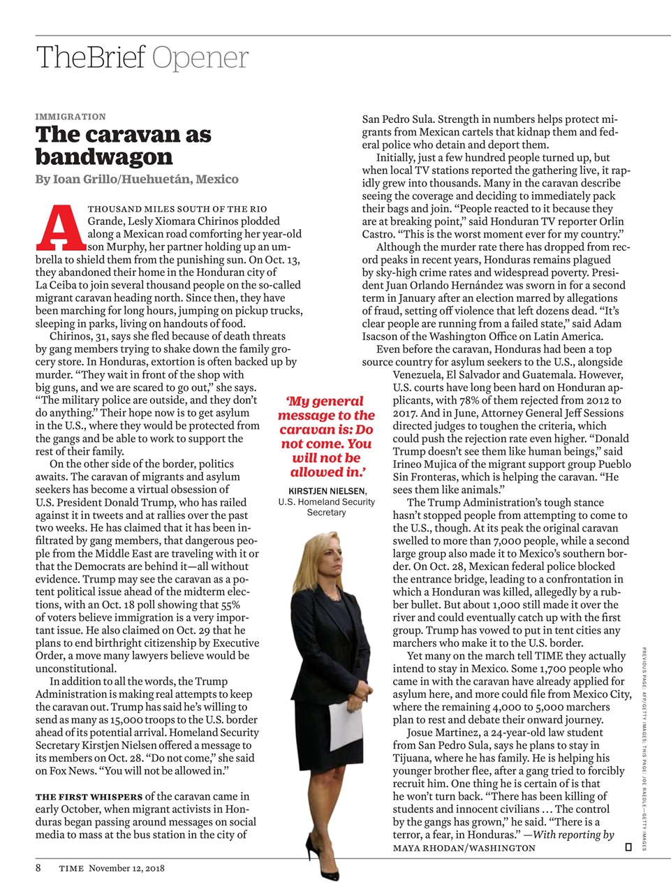 TIME Magazine Europe Preview Pages