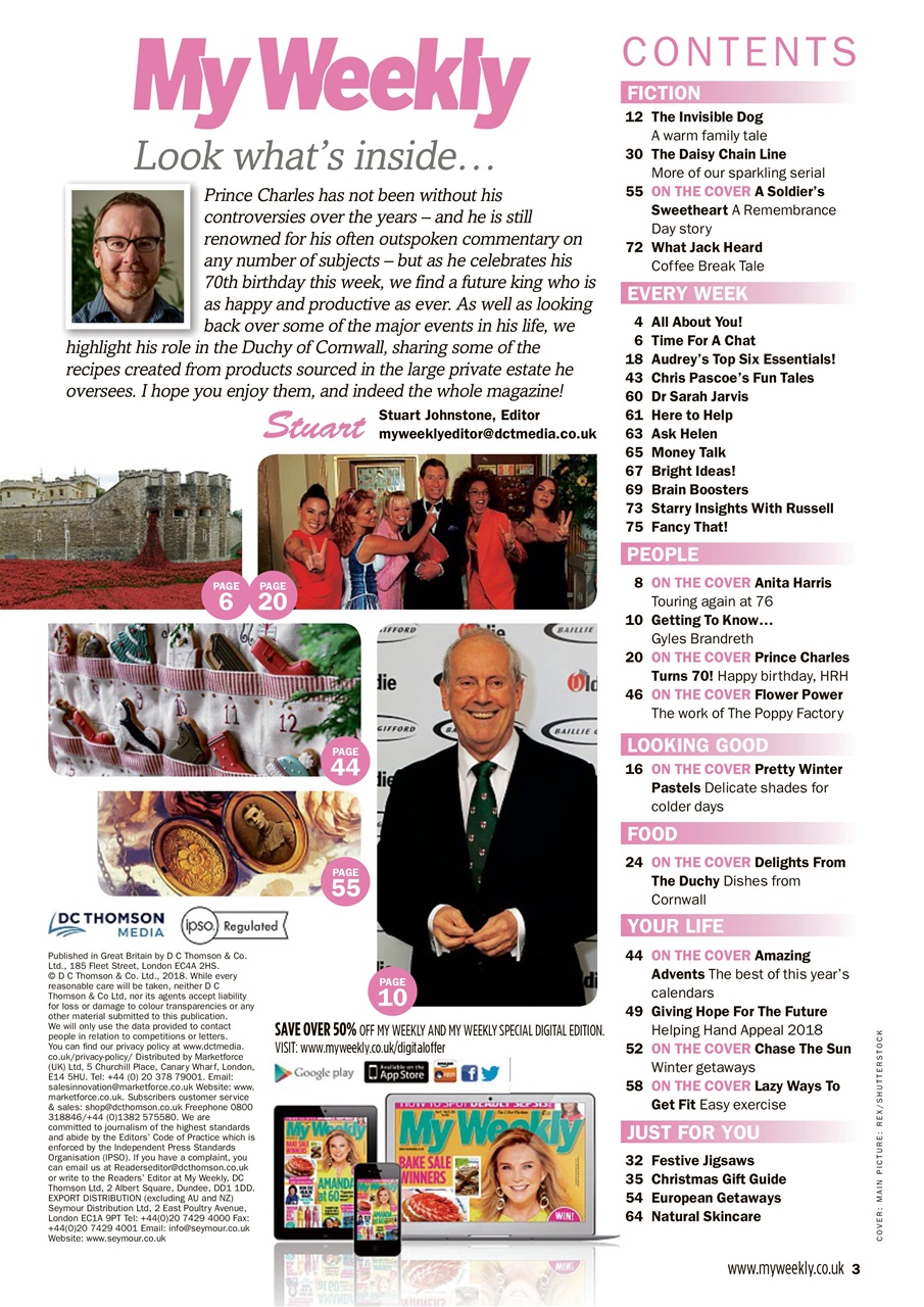 My Weekly Preview Pages